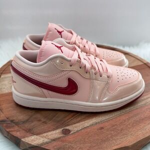 Nike Air Jordan 1 SE Low Patent 'Valentine's Day' HF3174-600 WOMEN'S SIZE 6